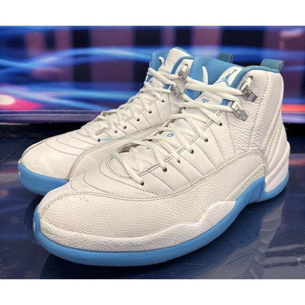 Jordan 12 Retro Melo White Light Blue (2025) CT8013-112 Mens sneakers size 10.5